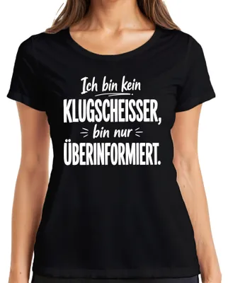 Productafbeelding van "Ik ben geen betweter, ik ben gewoon een sarcastische opmerking" - Dames T-shirt, zwart, maat XL