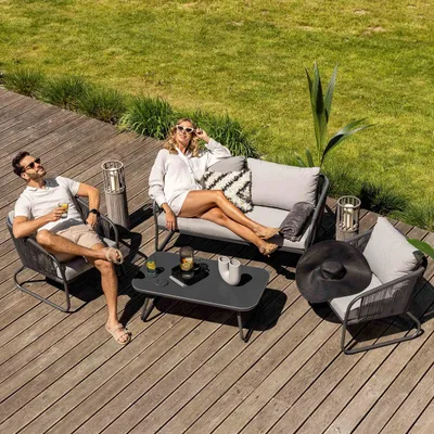 Obrázok produktu pre di volio sada záhradného nábytku Paso - šedo/šedá