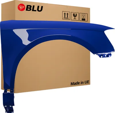 Image de BLU Aile Compatible avec Audi A3 8P II-generation LIFT LX5Q Droite Blau ScubaBlau | 2008-2012 | Avant | Peint| Prêt à Monter | Acier