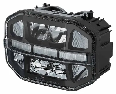 Imagen del producto de HELLA - Faro delantero, referencia 1LF 328 550-251, lado izquierdo, dimensiones: 245mm x 165mm x 192mm