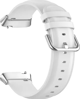 Produktbild von BStrap Leather Armband für Xiaomi Redmi Watch 3 Active / Lite, white