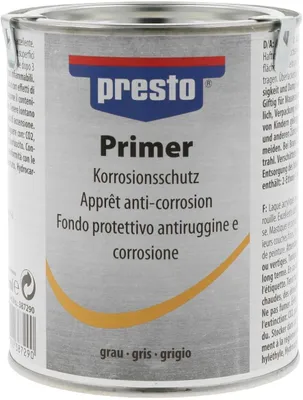 Produktbild von presto 387290 Primer Rost- und Korrosionsschutz grau 750 ml