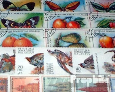 Produktbild von Briefmarken Madagaskar 100 verschiedene Marken