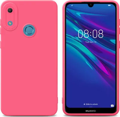 Obrázek produktu pro Cadorabo Case for Huawei Y6 2019 Protective Cover in Red TPU Silicone Etui Case Kryt mobilního telefonu