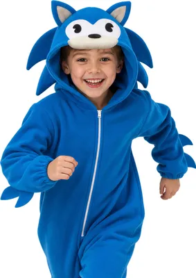 Zdjęcie produktu dla Strój Kigurumi Niebieski Jeż Dziecko Dobra Jakość 10-12 lat 151cm Karnawał