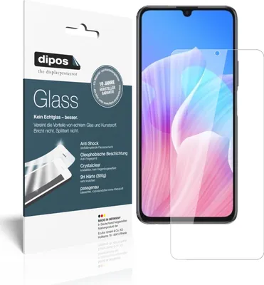 Produktbild von 1x Schutzfolie für Huawei Enjoy Z 5G - Anti-Shock 9H Folie dipos Glass Kunststoffglas