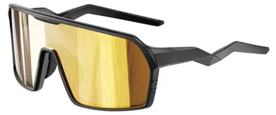 Zdjęcie produktu dla VeyRey Sportowe okulary przeciwsłoneczne Ocli czarna oprawka złote szkła Uniwersalne