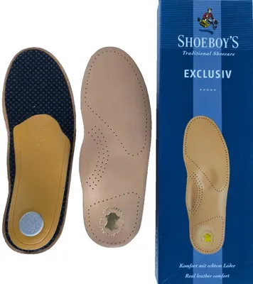 Produktbild von EXCLUSIV Leder Fußbett Shoeboys orthopädisches Fußbett Einlagen Gr. 38