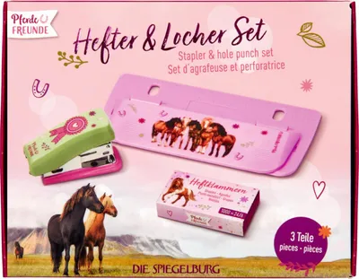 Produktbild von Pferdefreunde - Hefter & Locher Set