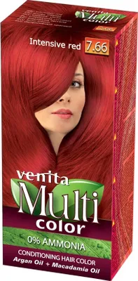 Image de Venita Soins intensifs pour la coloration des cheveux 7.66 - MultiColor Red