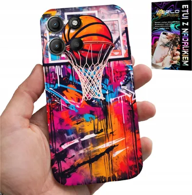 Immagine prodotto di Custodia per Motorola Edge 60 Pro 5G - Basket Nba Street Graffiti Basket Fan