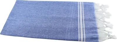 Produktbild von Pestemal Hamamtuch | enthält recycelte Baumwolle | "Bahar" marineblau