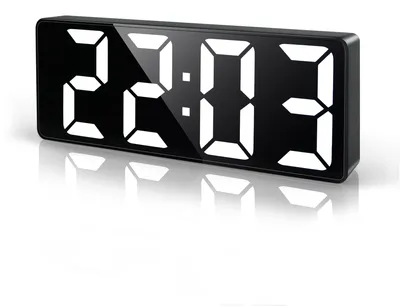 Digitalwecker 6,7 Zoll LED, USB/Batterie, 3 Alarmmodi, weiß