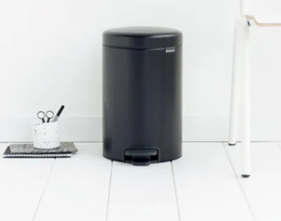 Produktbild von Brabantia 113741, 12 l, Rund, Schwarz, Kunststoff, Terrasse, 24 cm