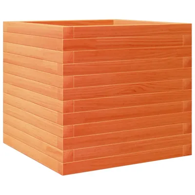 Produktbild von Pflanzkübel Wachsbraun 50x50x45,5 cm Massivholz Kiefer