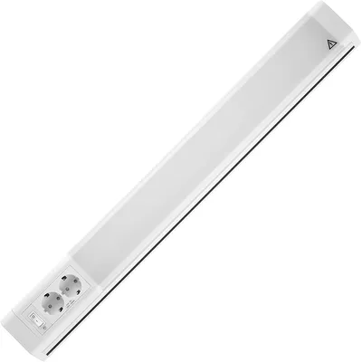 Produktbild von REV LED Unterbauleuchte Penta mit Zweifachsteckdose Schalter 15W 76 cm weiß