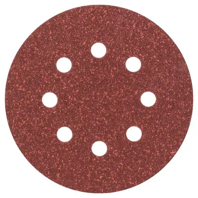 Produktbild von Schleifblatt-Set für Exzenterschleifer, 8 Löcher, 125 mm, K 60, 25er-Pack