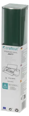 Produktbild von craftcut Premim Vinyl matt- 33 x 244 cm - Dark Green