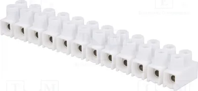Immagine prodotto di 1 x Profilo di fissaggio: 12 morsetti a vite, sezione 2,5 mm², 24 A, 400 V. Morsetti: 24 LTA12-2.5B 2221