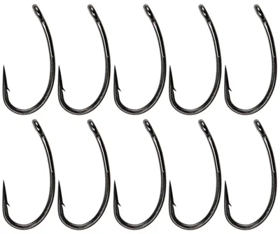 Produktbild von Fox Carp Hooks Curve Shank - 10 Karpfenhaken, Größe:4