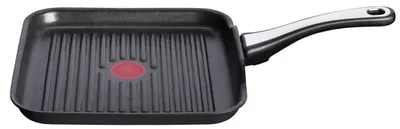 Produktbild von Tefal Reference E44140, Quadratisch, Grillpfanne, Schwarz, Titan Pro, 175 °C, Edelstahl