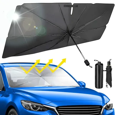 Produktbild von Faltbare Sonnenblende für Auto mit UV-Schutz