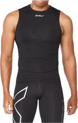 Produktbild von 2xu Core Compression ärmelloses T-shirt Schwarz XS Herren Schwarz XS