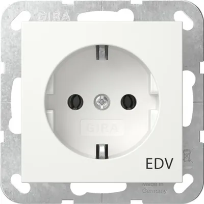 Produktbild von Gira Steckdose Aufdruck EDV 445803