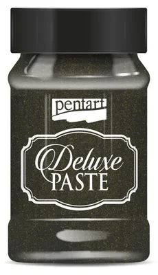 Obrázek produktu pro Pentart Deluxe Paste pasta na 3D efekty 100 ml - černo-zlatá