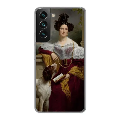 Produktbild von MuchoWow® Handyhülle Schutzhülle Hülle für Samsung Galaxy S22 Porträt von Alida Christina Assink - Gemälde von Jan Adam Kruseman Silikon Softcase Handy Hülle - Mobiltelefonhülle