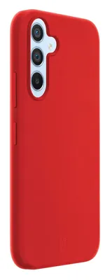 Produktbild von Cellularline Sensation - Galaxy A54 Soft-Touch-Schutzhülle aus Silikon mit integrierter antibakterieller Technologie Microban®, Cover, Samsung, Galaxy A54, 16,3 cm (6.4"), Rot