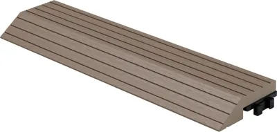Obrázek produktu pro ML-Design WPC lemovací lišta rovná tmavě hnědá pro terasovou dlažbu 30x2x7,5 cm dřevěný click systém podlahová krytina lemování hran povrchová úprava podlahový panel