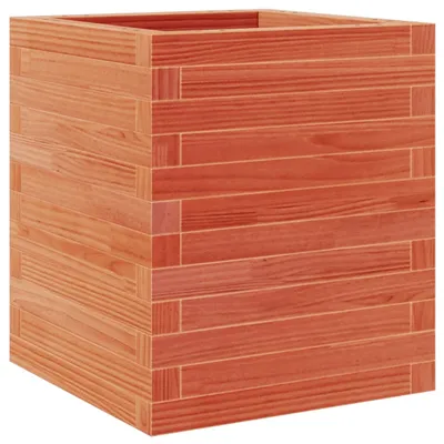 Produktbild von vidaXL Pflanzkübel Wachsbraun 40x40x46 cm Massivholz Kiefer