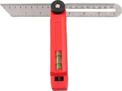 Image de Équerre en T pour menuisiers, réglable à 45°, haute précision, pour angles en bois.