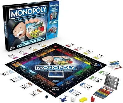 Immagine prodotto di Monopoly Super Electronic Banking Monopoly Super Electronic Banking Gioco da tavolo Simulazione economica