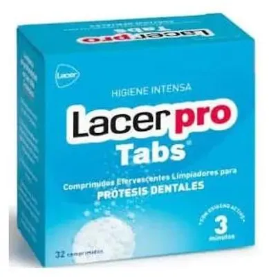 Productafbeelding van Lacer Protabs: Reinigingstabletten voor tandprotheses, 32 stuks
