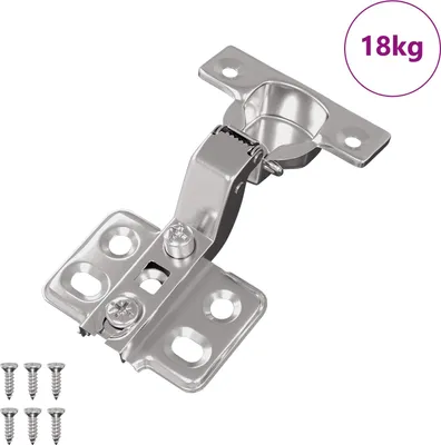 Obrázok produktu pre Pánt 254 pcs Niklová 85 x 52,5 x 9,5 mm Železo