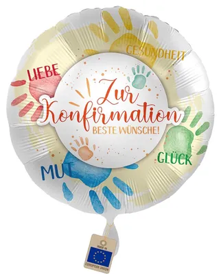 Productafbeelding van Folienballon voor de Confirmatie - Beste Wensen