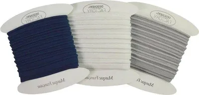 Immagine prodotto di Rotoli di tessuto in cotone - decorativi per le tue creazioni (3 pezzi per set, 5 metri per colore)