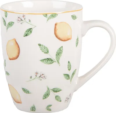 Immagine prodotto di Tazza Clayre & Eef 350 ml Porcellana bianca Limoni