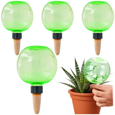 Imagen del producto de Esferas de riego automático, juego de 4 unidades, para plantas y jardín