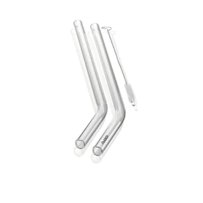 Produktbild von Gefu 4er Set Glastrinkhalme 23 cm