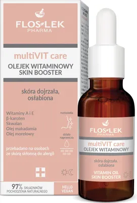 Obrázek produktu pro Floslek Pharma Multivit Care, Olejek witaminowy do skóry dojrzałej, osłabionej, 30 ml