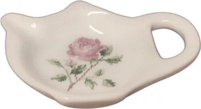 Image de soucoupe pour théière « Rose » 9,5 x 7 cm