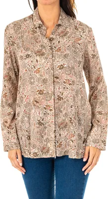 Produktbild von La Martina Damen Langarmshirt mit Reverskragen KWC002