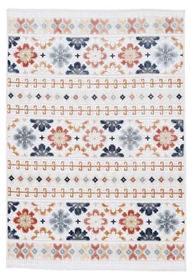 Produktbild von In- und Outdoor Teppich Deja Creme 120x170 cm | Moderner Teppich Wetterfest für Balkon, Terasse, Garten, Wohn- und Schlafzimmer