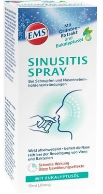 Image de Emser Spray Sinusite avec huile d'eucalyptus 15 ml