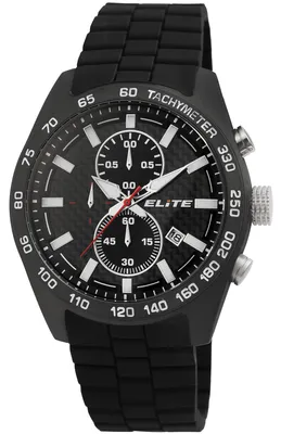 Produktbild von ELITE Herrenchronograph mit Silikonband