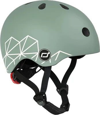 Produktbild von Scoot and Ride Helm XXS Grün mit Linien