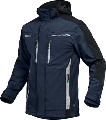 Produktbild von Leibwächter Sommer-Softshelljacke Herren FLEXS Gr. 7XL marine/schwarz